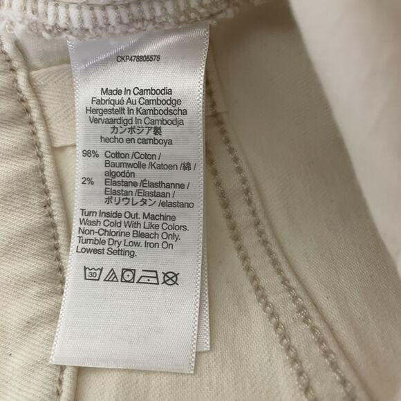 Madewell The '90s Straight Jean Vintage Canvas Size 33 NM515 Stretch High Rise - Picture 10 of 13